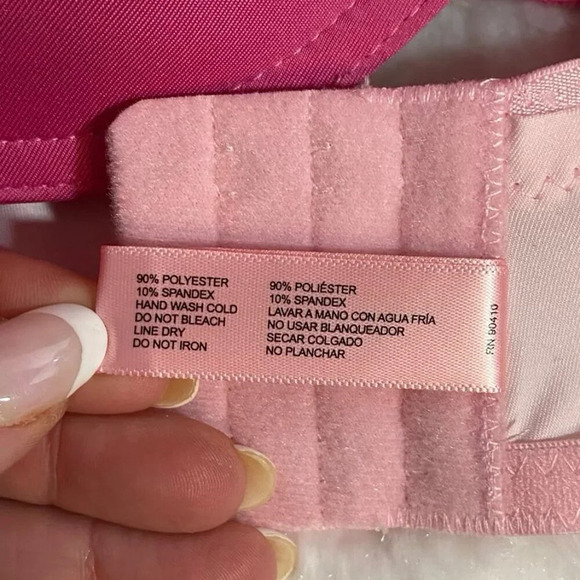 Juicy Couture Sexy Cherry Print, Pink, Black 3 Piece Pushup Bra Set Size 36D - Picture 4 of 6